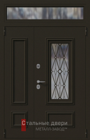 Входные двери МДФ в Хотьково «Двери МДФ со стеклом»